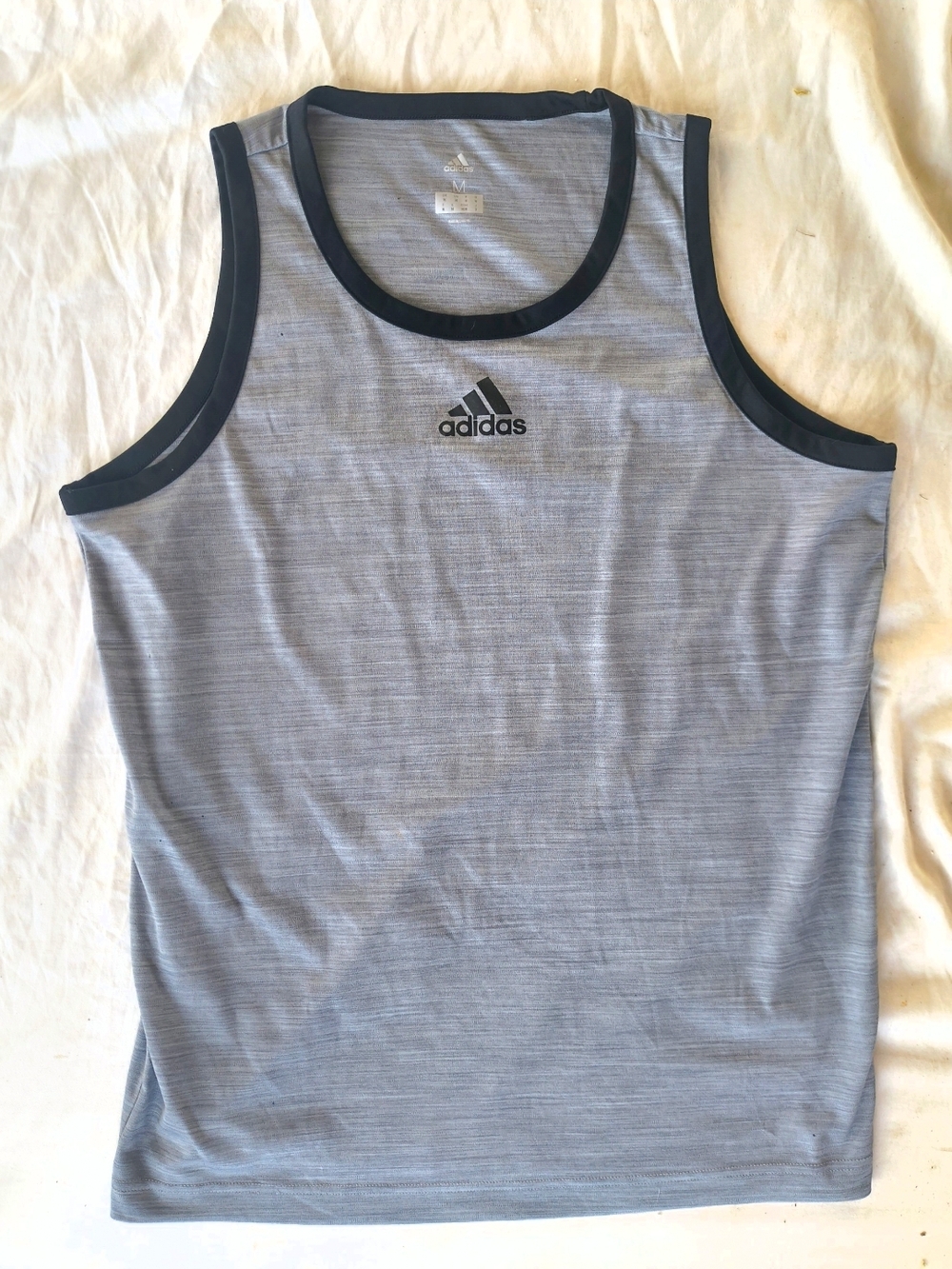 Adidas Men’s Grey Performance Tank Top
